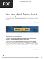 Upper Intermediate 3 Progress Check 4