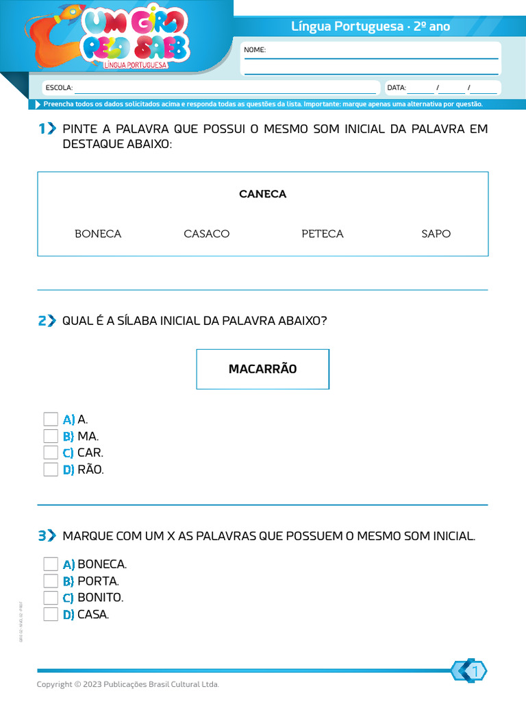 Nível 2 - 2º Ano - Prof | PDF | Comunicação humana