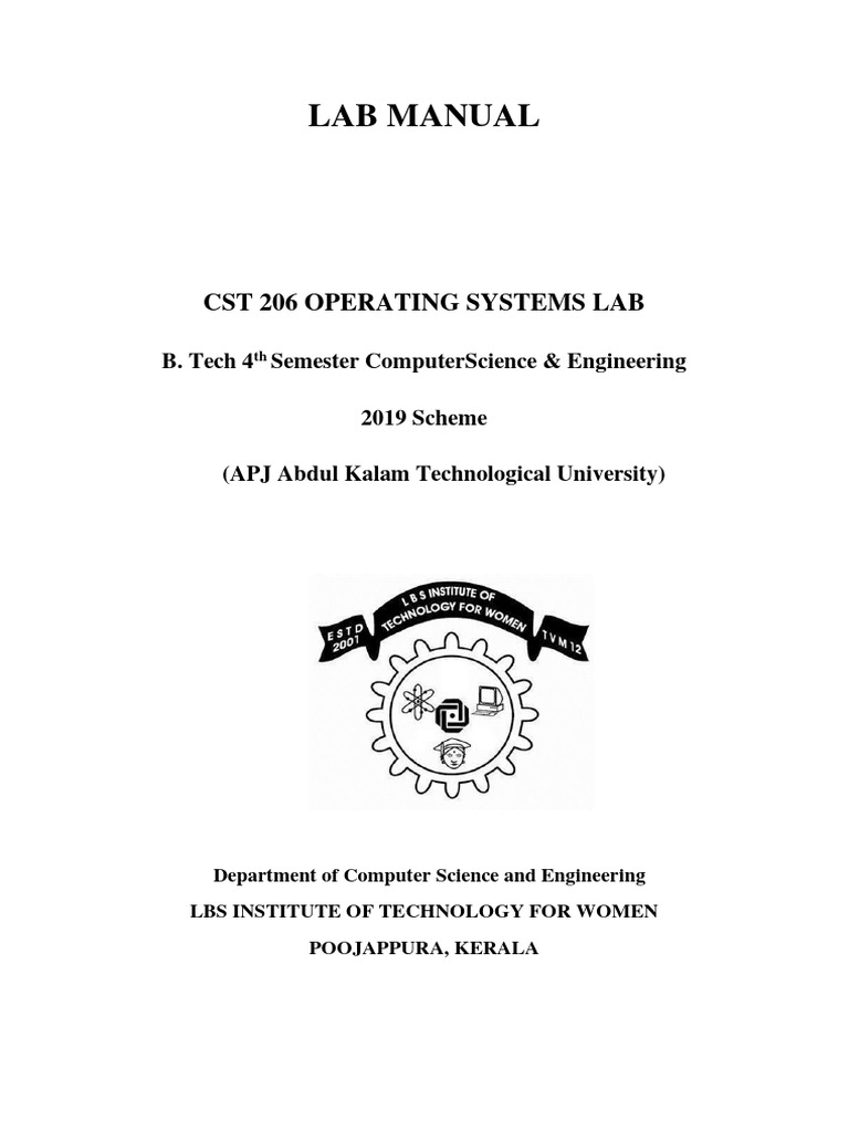 Operating Systems Lab Manual | PDF | Scheduling (Computing) | Operating ...