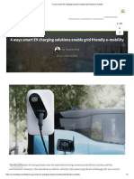 4 Ways Smart EV Charging Solutions Enable Grid Friendly E-Mobility