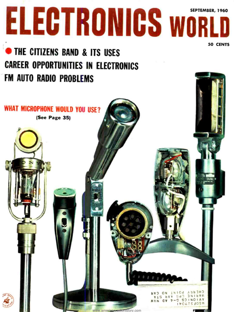 Electronics World 1960-09 | PDF | Electrical Connector