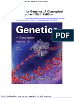 Test Bank For Genetics A Conceptual Approach Sixth Edition