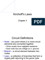 Kirchoff Laws
