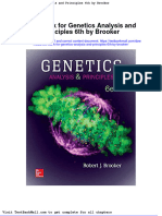Test Bank For Genetics Analysis and Principles 6th by Brooker