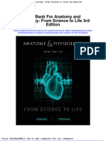 Test Bank For Anatomy and Physiology From Science To Life 3rd Edition