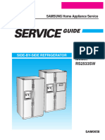 Sam0058 Samsung rs2533sw Side-By-Side Refrigerator Service Manual