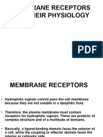 Membrane Receptors and Their Physiology