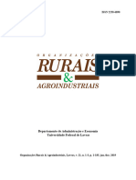 Organizações Rurais e Agroindustriais - REVISTA