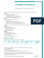 In Company 3.0 Pre-Intermediate in Action Video Worksheet - Scenario B