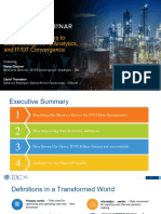 19.07.17 - Strategic Approaches To Data Management Analytics IT OT Convergence