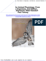 Test Bank For Animal Physiology From Genes To Organisms 2nd Edition Lauralee Sherwood Hillar Klandorf Paul Yancey