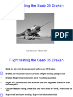 Flight Testing The J35 Draken