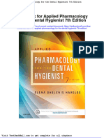 Test Bank For Applied Pharmacology For The Dental Hygienist 7th Edition