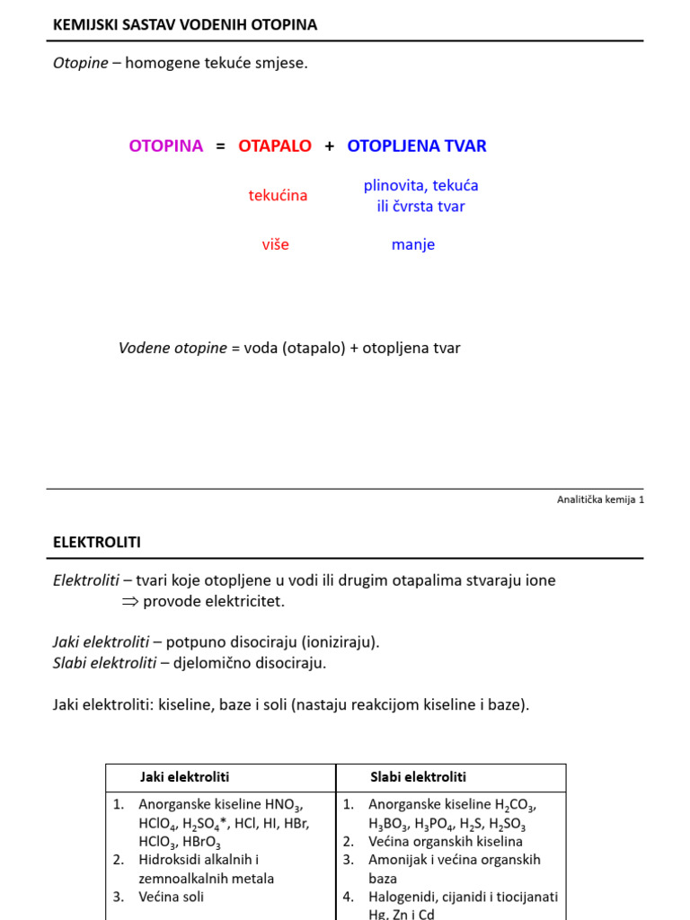 4 Kemijske Ravnoteze | PDF