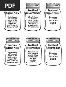 Emotional Support Pickle