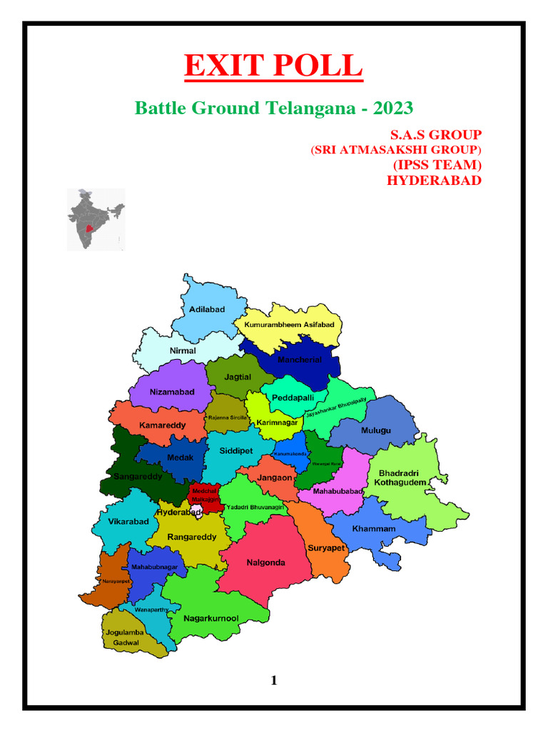 Exit Polls Telangana PDF Politics Of India