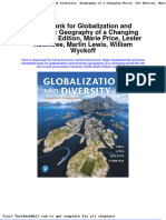 Test Bank For Globalization and Diversity Geography of A Changing World 6th Edition Marie Price Lester Rowntree Martin Lewis William Wyckoff 10
