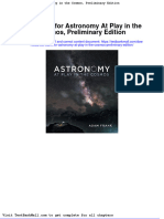 Test Bank For Astronomy at Play in The Cosmos Preliminary Edition