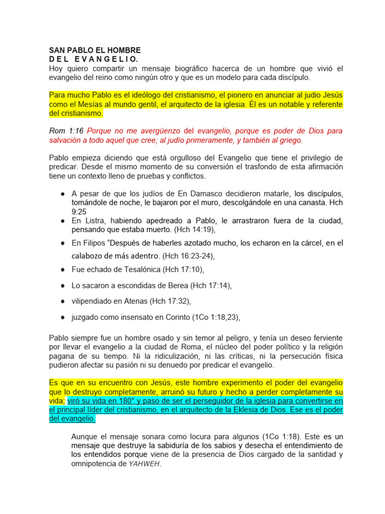 San Pablo El Hombre Del Evangelio Descargar Gratis Pdf Pablo El