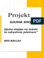 Projekt Gjuhe Shqipe