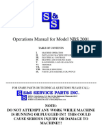 Operations Manual For NBS 2001
