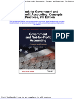 Test Bank for Government and Not for Profit Accounting Concepts and Practices 7th Edition