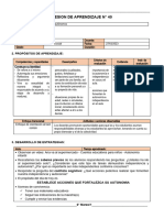 6° Grado - Sesiones Del 27 Al 31 de Marzo