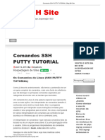 Comandos SSH Putty Tutorial - Blog BH Site