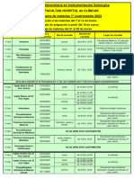 Cronograma Materias Pág. WEB Fmed SEDE FACULTAD 1ºc 2023 - 0