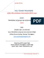 Teknik Menjawab Pqs - Skor A+ (Edaran Pelajar)