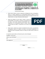 F-Nº034 Formato Aceptacion y Declaracion de Conocimiento Risst