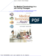 Test Bank For Medical Terminology in A Flash 3rd by Finnegan