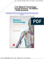 Test Bank For Medical Terminology Learning Through Practice 1st Edition Paula Bostwick 2