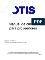 Quality Approved - Otis Supplier Quality Manual FINAL - Spanish