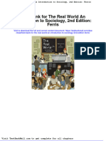 Test Bank for the Real World an Introduction to Sociology 2nd Edition Ferris