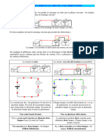 Le Circuit en Serie Et Le Circuit Avec Derivations: Lampe Lampe