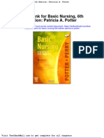 Test Bank For Basic Nursing 6th Edition Patricia A Potter