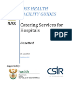Catering Services For Hospitals - Gazetted