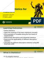 Lesson 3.5. Basic Statistics For Teachers