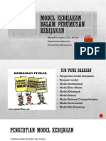 Model Kebijakan Dalam Perumusan Kebijakan