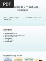 C++ and Data Structures Presentation