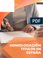 ¡Homologa en España Tu Título Académico o Profesio