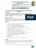 TDR Liquidador Tecnico Financiero