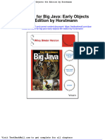 Test Bank For Big Java Early Objects 6th Edition by Horstmann