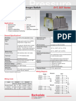 Terminal Block Diaphragm Switch: D1T, D2T Series