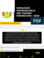 Sosialisasi Program Kerja IPBI Kartini