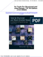 Test Bank For Tools For Structured and Object Oriented Design 7 e 7th Edition 0131194453