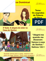 3a Aula - Slides - ADO - Os Segredos Da Palavra de Deus - A Alegria de Estar Na Casa Do Senhor - Setembro 2023-1