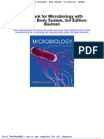 Test Bank For Microbiology With Diseases Body System 3rd Edition Bauman