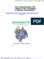 Test Bank For Biochemistry The Molecular Basis of Life 7th Edition James R Mckee Trudy Mckee